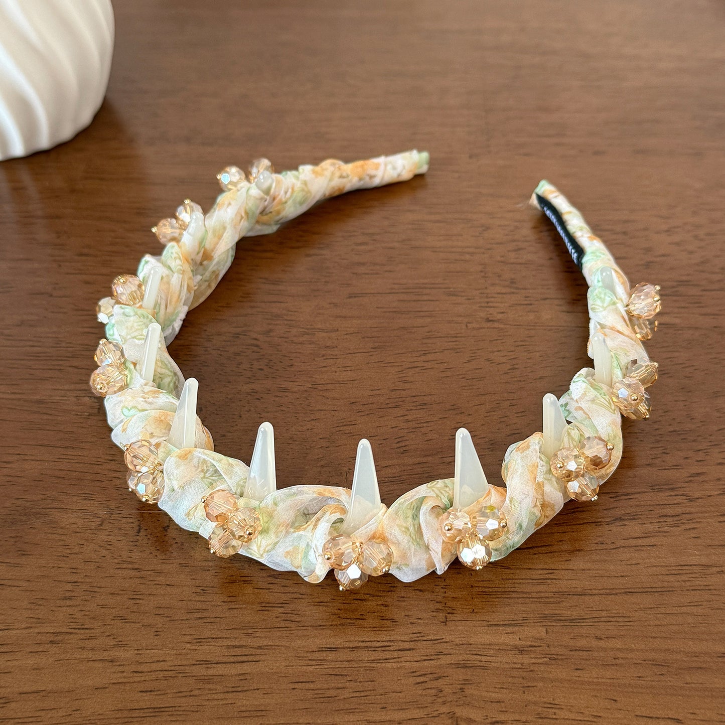 鋯石波浪髮箍