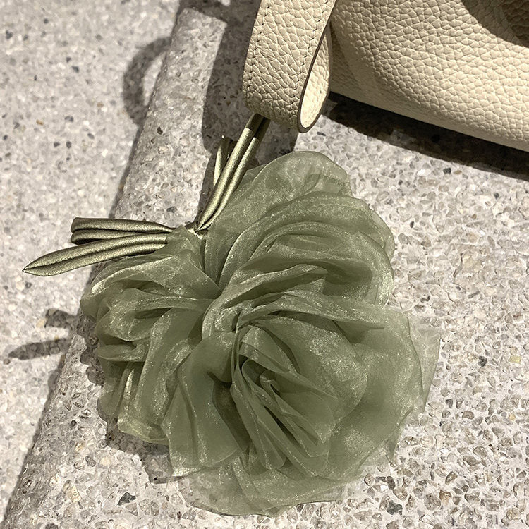 網紗花朵髮圈