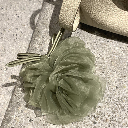 網紗花朵髮圈