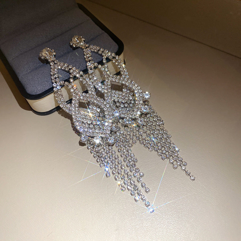 豪門千金~銀針花朵珍珠耳釘精致名媛風耳環高級感晚宴氣質耳飾女