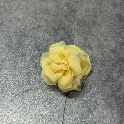 網紗花朵鯊魚夾