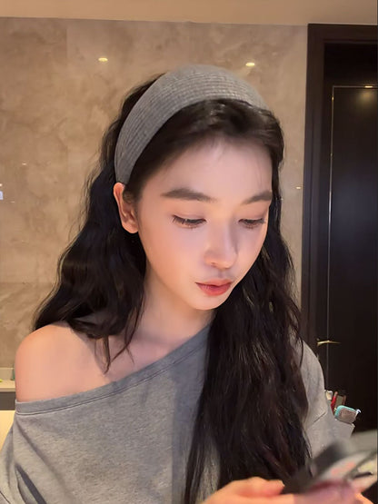 格紋簡約髮箍－細節特寫5｜https://igowo.tw/
