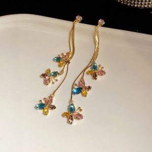 銀針幾何流蘇兩用耳環