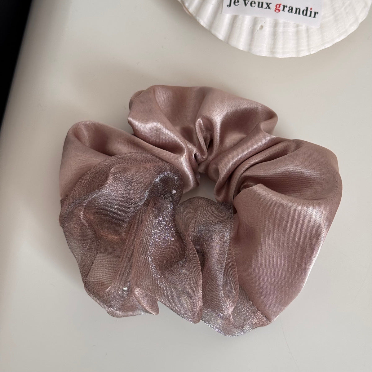 網紗鋯石大腸圈髮圈