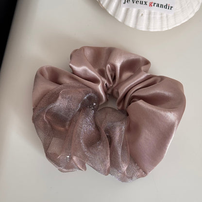 網紗鋯石大腸圈髮圈