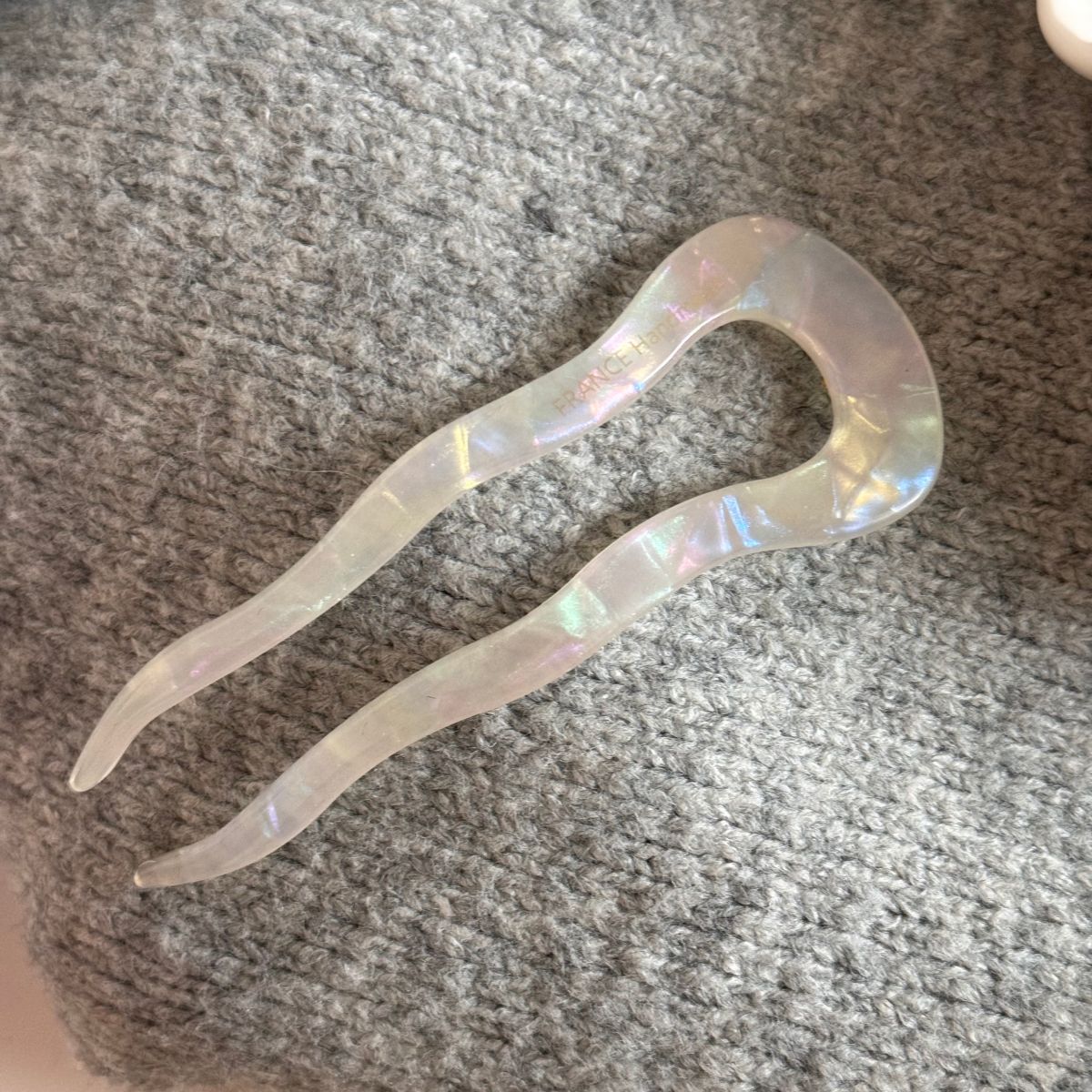 醋酸板材波浪復古髮簪