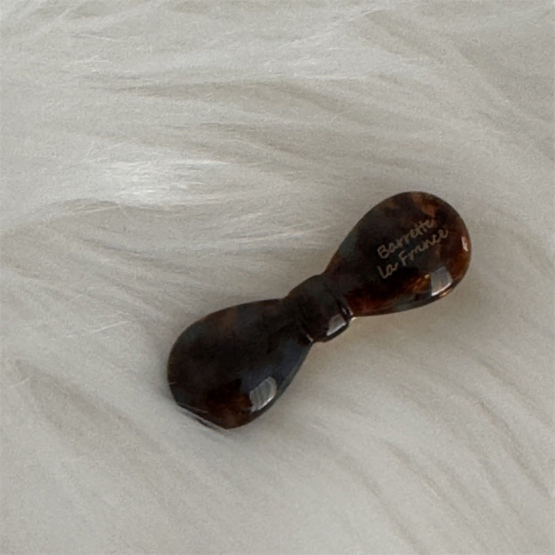 醋酸板材蝴蝶結髮夾