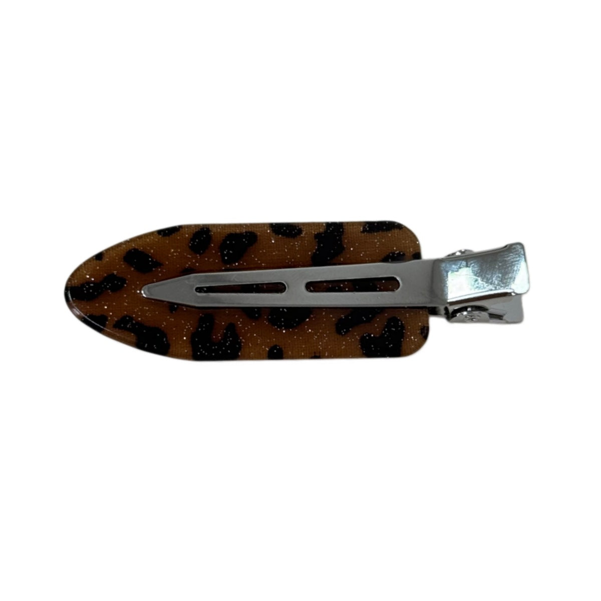 豹紋簡約髮夾－細節特寫3｜https://igowo.tw/