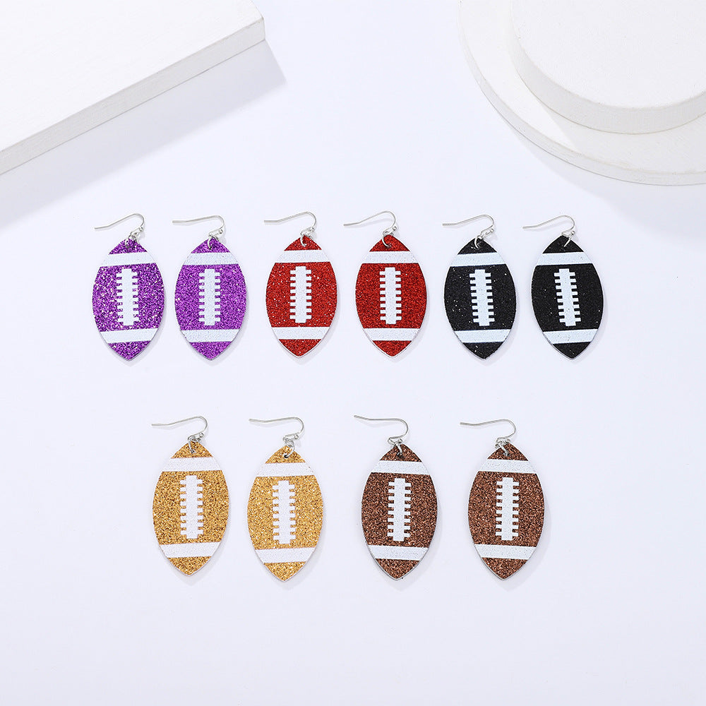 粉色皮革耳環－商品主圖｜https://igowo.tw/