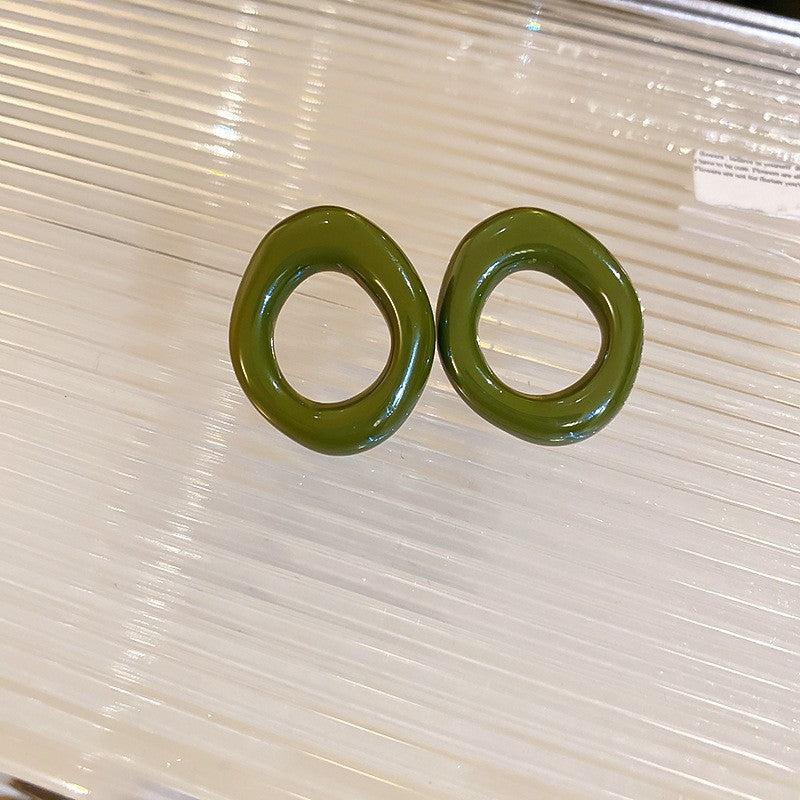 珍珠銀針花朵鑲鑽耳環－細節特寫5｜https://igowo.tw/
