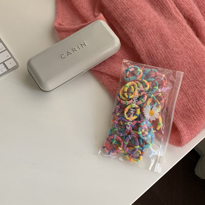 彩色簡約髮圈