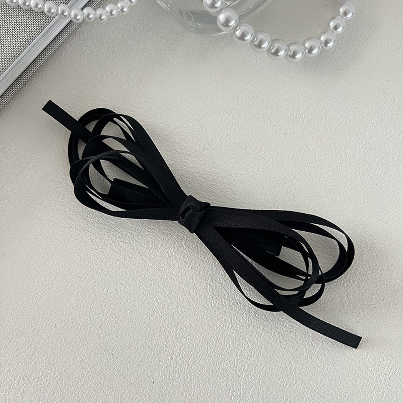 緞帶蝴蝶結復古髮夾