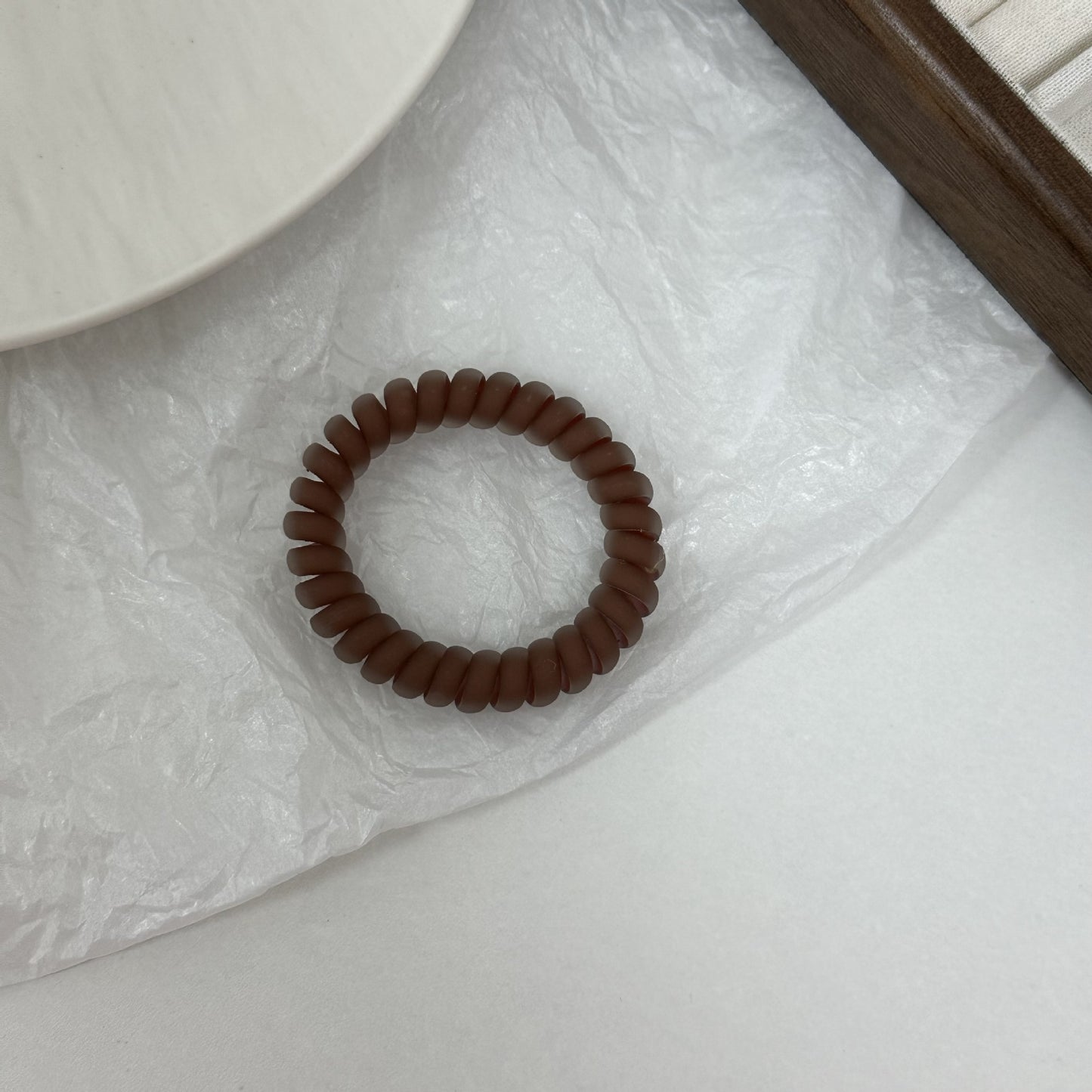 彈力繩磨砂簡約髮圈