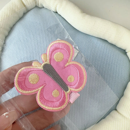 粉色蝴蝶結髮夾－細節特寫12｜https://igowo.tw/
