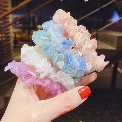 網紗蝴蝶立體髮圈