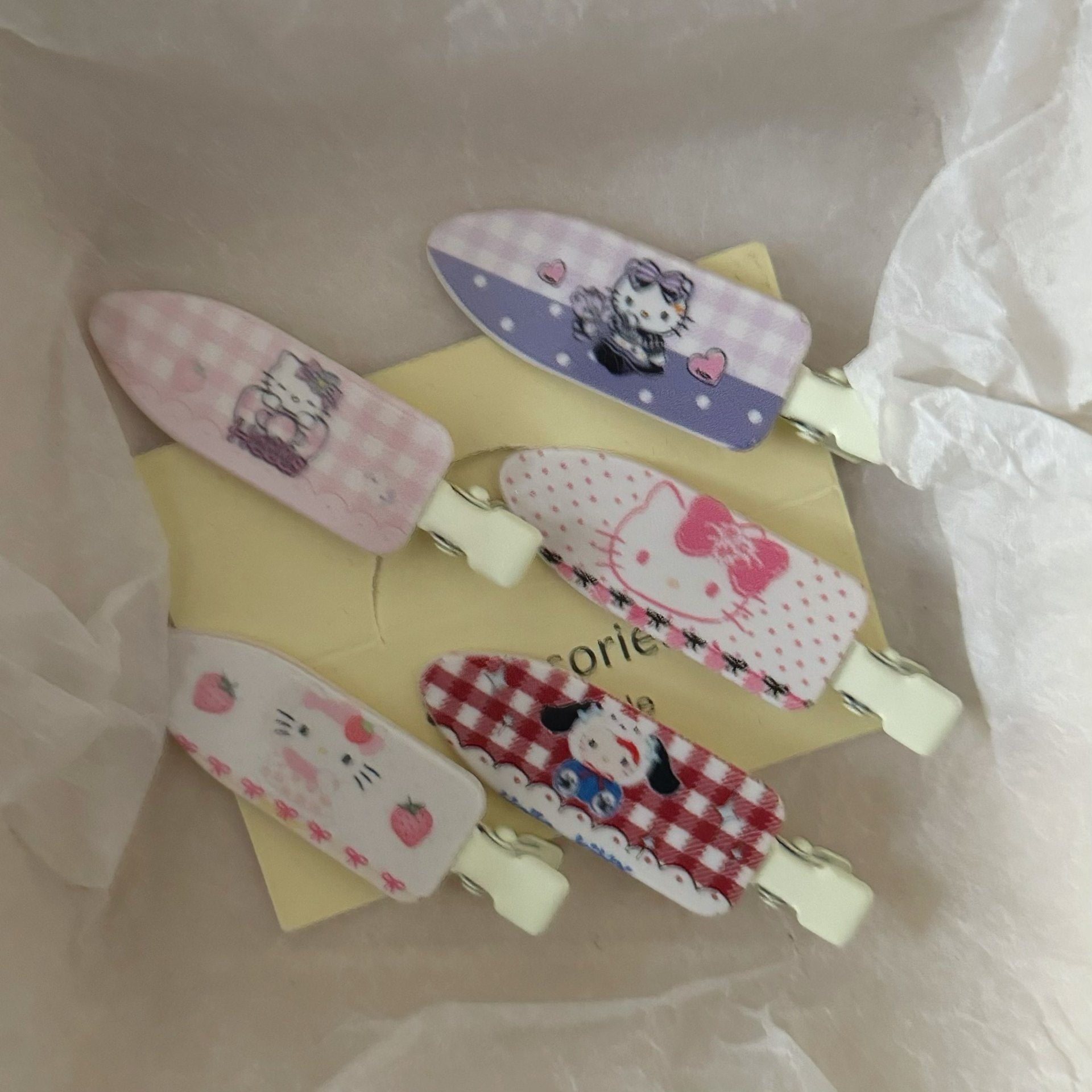 粉色貓咪髮夾－商品主圖｜https://igowo.tw/