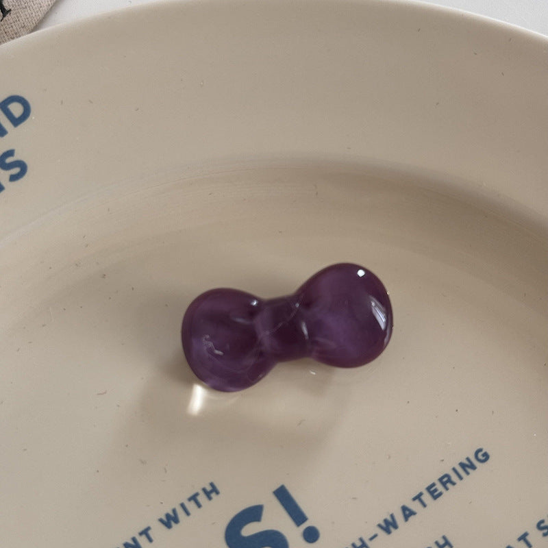 透明蝴蝶結髮圈