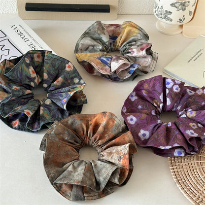 布面大腸圈復古髮圈－商品主圖｜https://igowo.tw/
