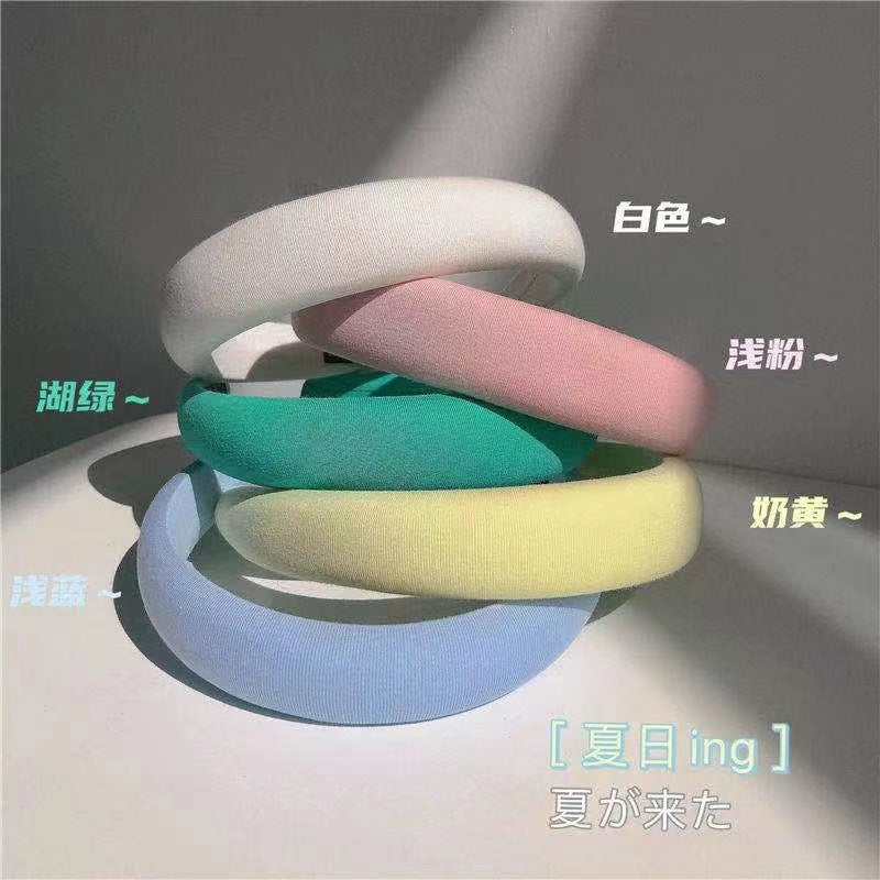 寬版簡約髮箍－商品主圖｜https://igowo.tw/