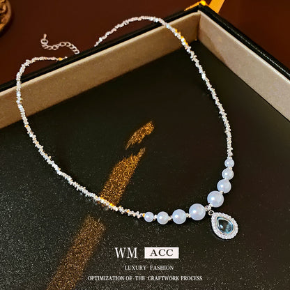 金色珍珠復古電鍍項鍊－細節特寫10｜https://igowo.tw/