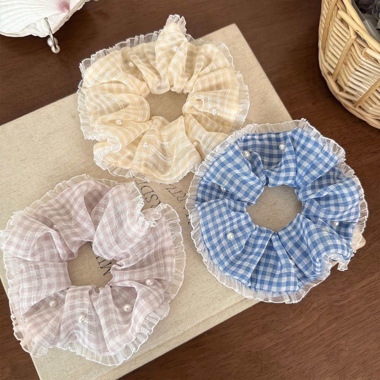 網紗大腸圈髮圈－商品主圖｜https://igowo.tw/