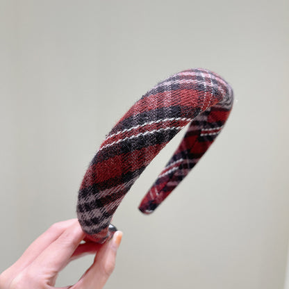 紅色復古髮箍