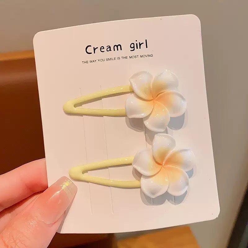 櫻花一字髮夾