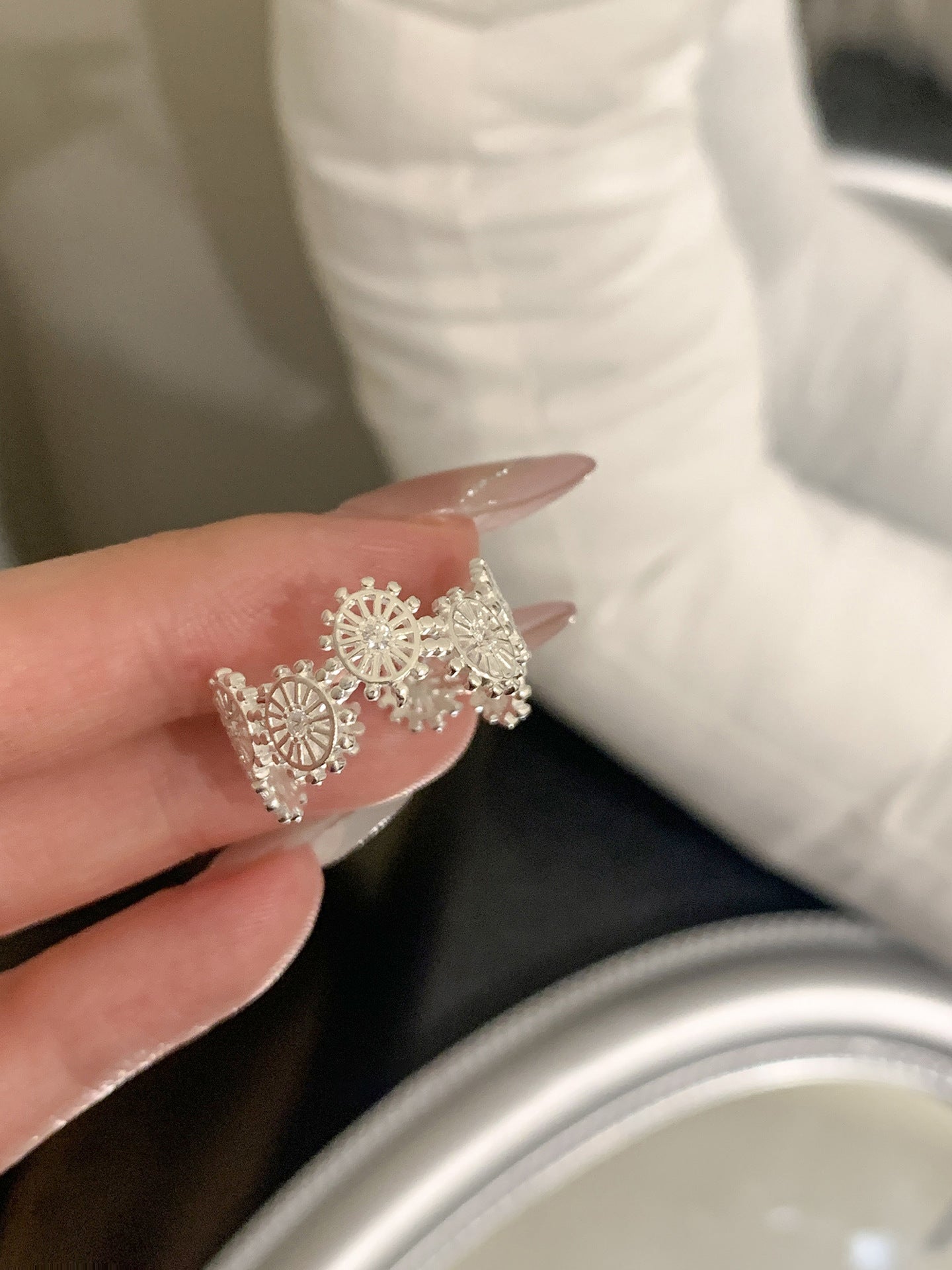可調式復古戒指