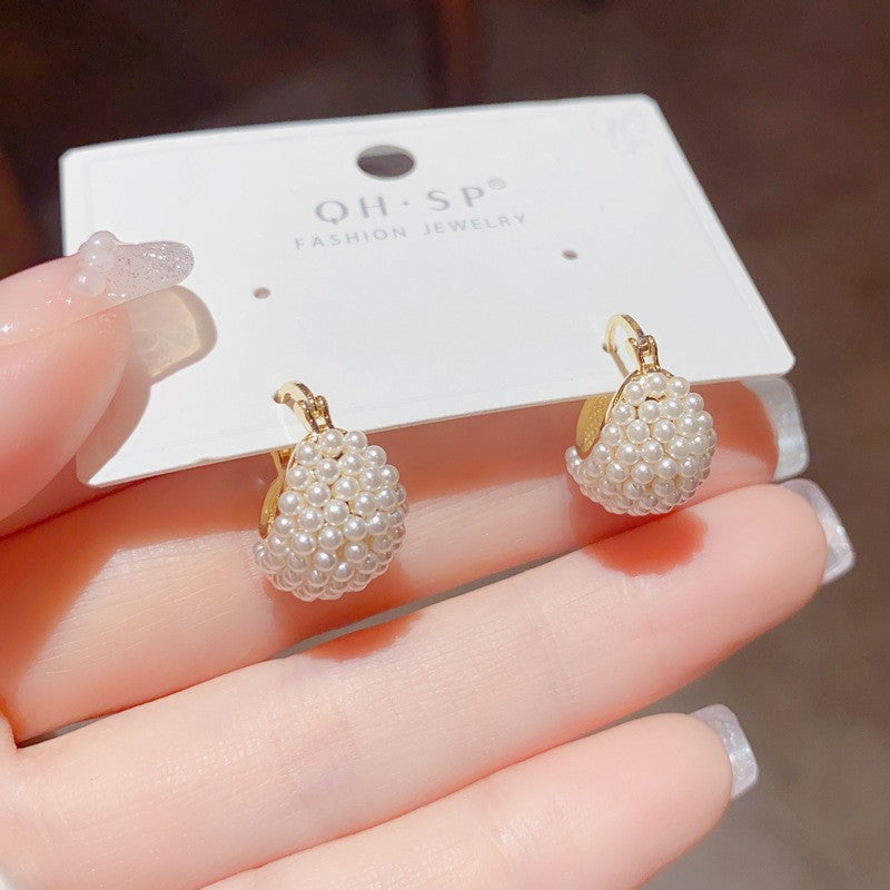 金色幾何電鍍簡約耳扣－細節特寫68｜https://igowo.tw/