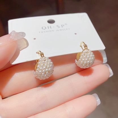 金色幾何電鍍簡約耳扣－細節特寫68｜https://igowo.tw/