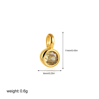 金色鋯石眼睛墜飾項鍊－細節特寫16｜https://igowo.tw/