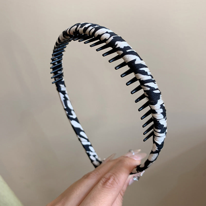 豹紋簡約髮箍