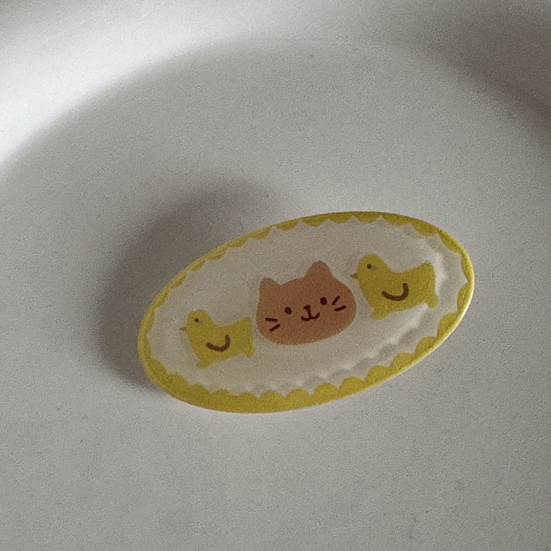 兔子小熊髮夾