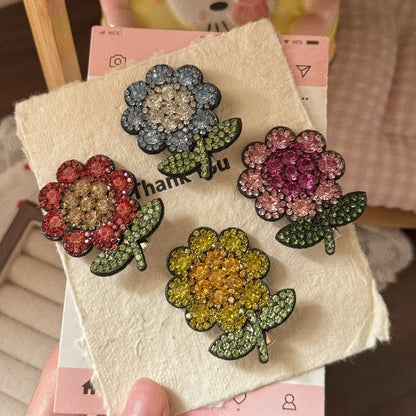 繽紛太陽花簡約髮夾－商品主圖｜https://igowo.tw/