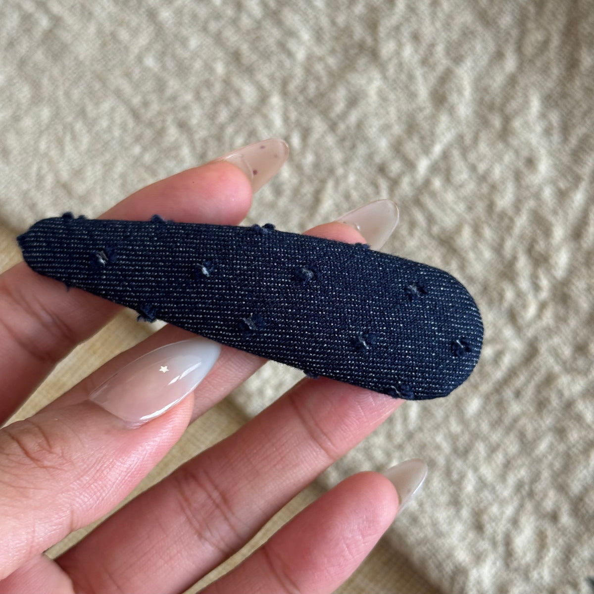 布面簡約髮夾