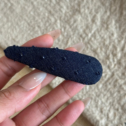 布面簡約髮夾