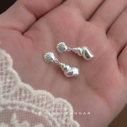 銀針簡約耳環－商品主圖｜https://igowo.tw/