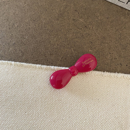 醋酸板材蝴蝶結髮夾