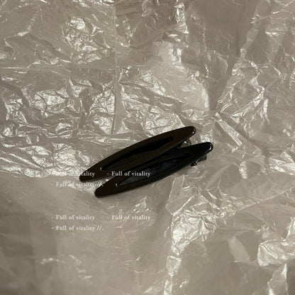 黑色金屬一字髮夾