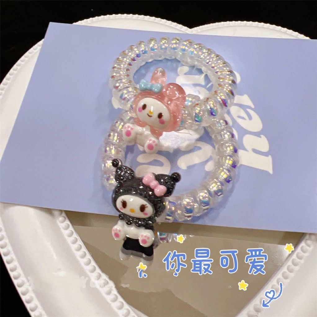 透明簡約髮圈