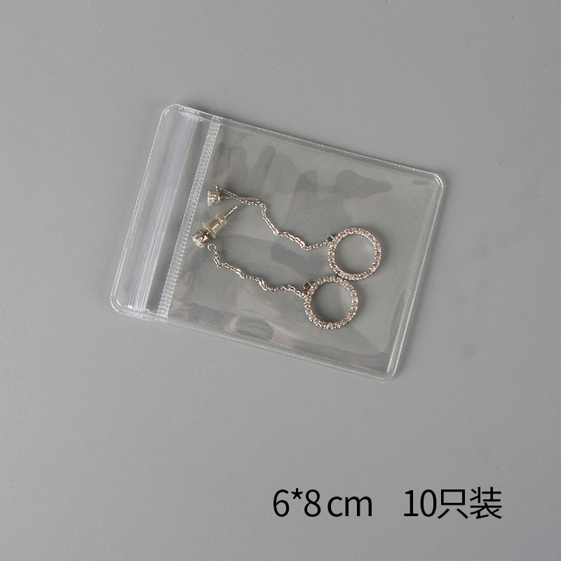 透明簡約耳環