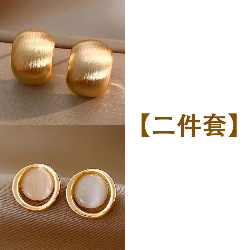 金屬復古耳釘－細節特寫22｜https://igowo.tw/