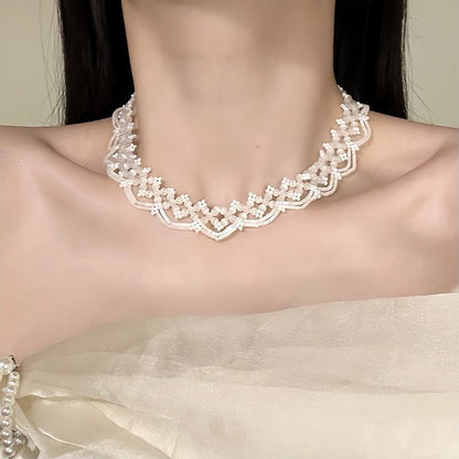 貓眼石串珠簡約項鍊