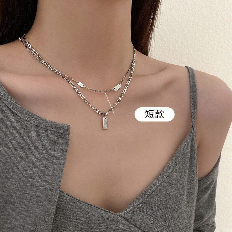 鈦鋼雙層項鍊－細節特寫32｜https://igowo.tw/