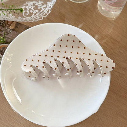 波點簡約髮夾