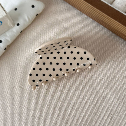 醋酸板材波點復古髮夾