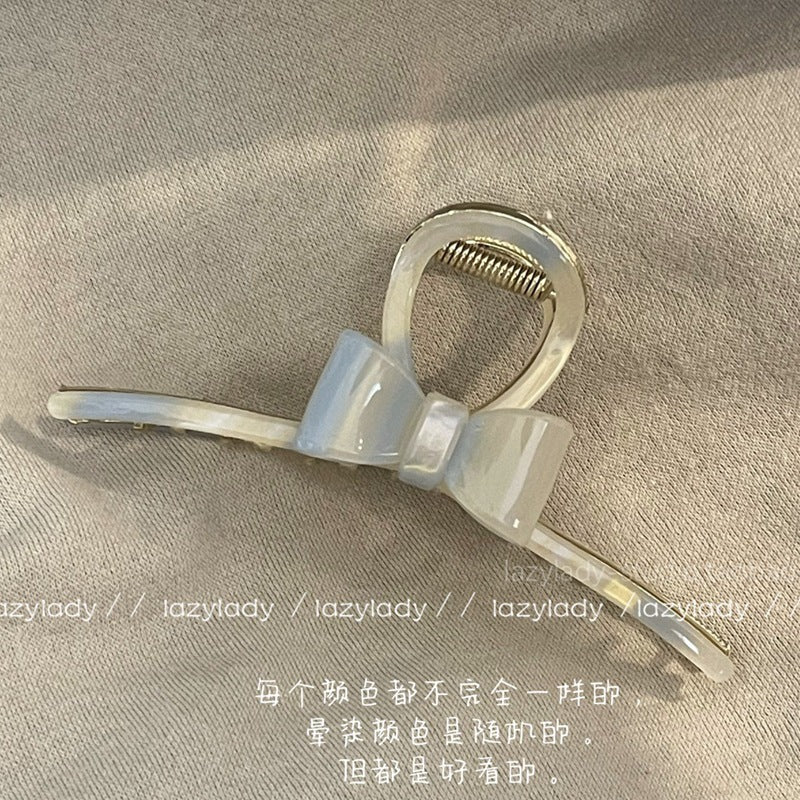 醋酸板材蝴蝶結髮夾