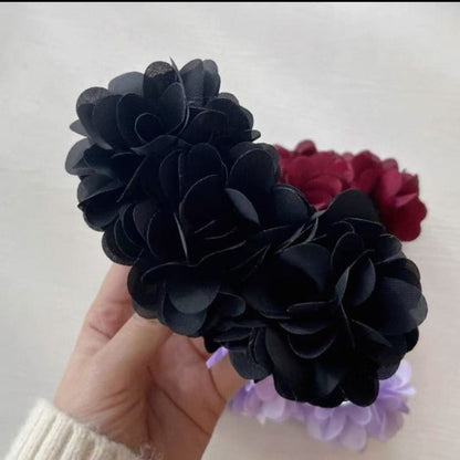 紅色花朵髮夾