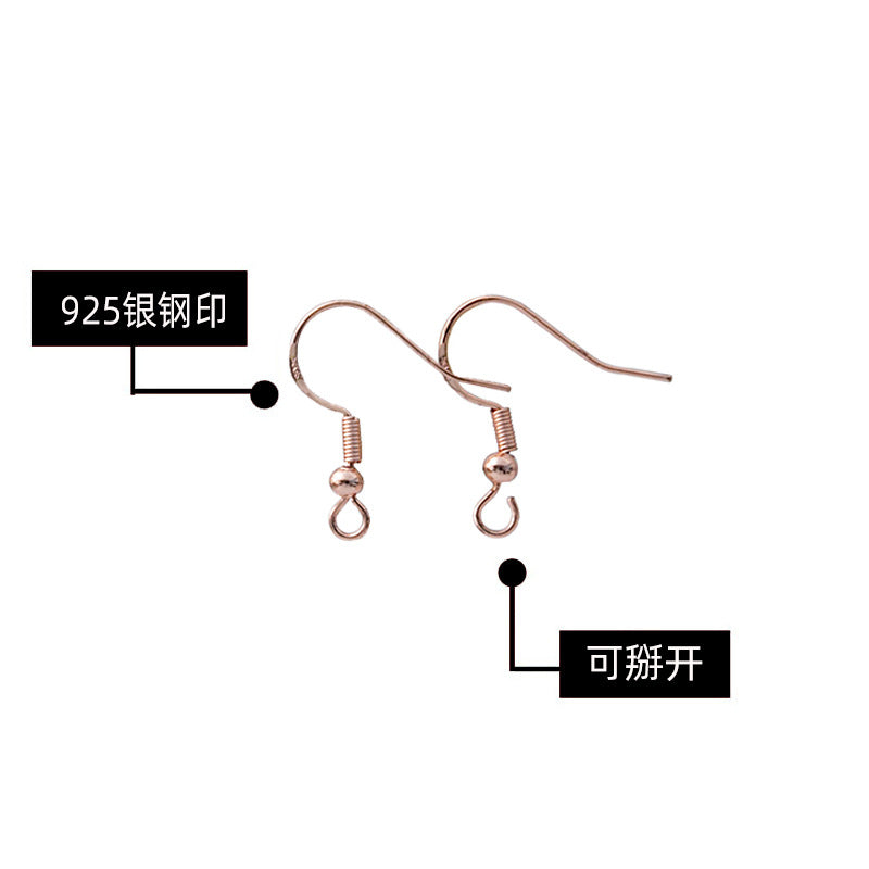 銀針簡約耳鉤－細節特寫2｜https://igowo.tw/