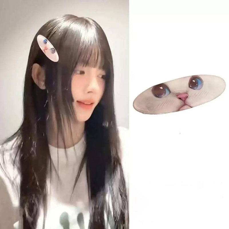 貓咪簡約髮夾－商品主圖｜https://igowo.tw/